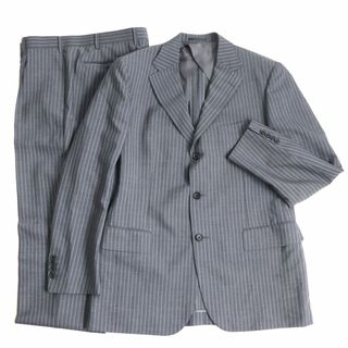 マッキントッシュ(MACKINTOSH)の未使用品◆MACKINTOSH LONDON マッキントッシュロンドン ストライプ柄 イタリア製生地使用 シングルスーツ/セットアップ グレー 40L 正規品 r06-st30301-361(セットアップ)