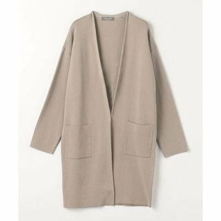 アデイインザライフ(a day in the life)の【BEIGE】ダブルフェイス Vネック ロングカーディガン -ハンドウォッシャブル-<A DAY IN THE LIFE>(ニット/セーター)