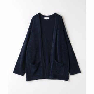 アデイインザライフ(a day in the life)の【NAVY】フェザーヤーン イージーカーディガン -ハンドウォッシャブル-<A DAY IN THE LIFE>(ニット/セーター)