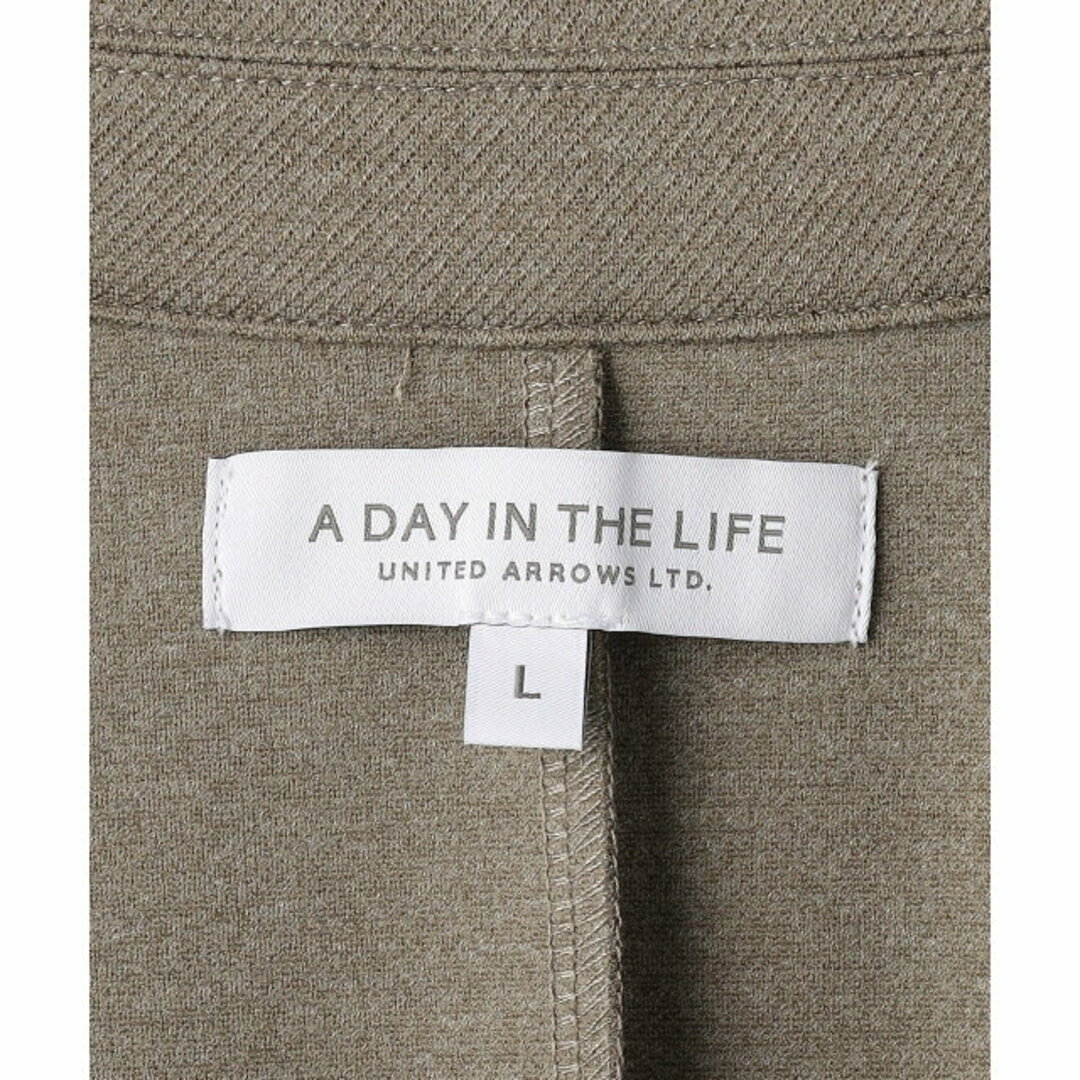 a day in the life(アデイインザライフ)の【BEIGE】【M】ツイルジャージー カーディガンジャケット<A DAY IN THE LIFE> メンズのトップス(パーカー)の商品写真