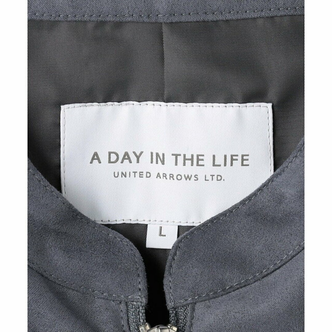 a day in the life(アデイインザライフ)の【MD.GRAY】【L】フェイクスエード ライダースジャケット<A DAY IN THE LIFE> メンズのジャケット/アウター(その他)の商品写真