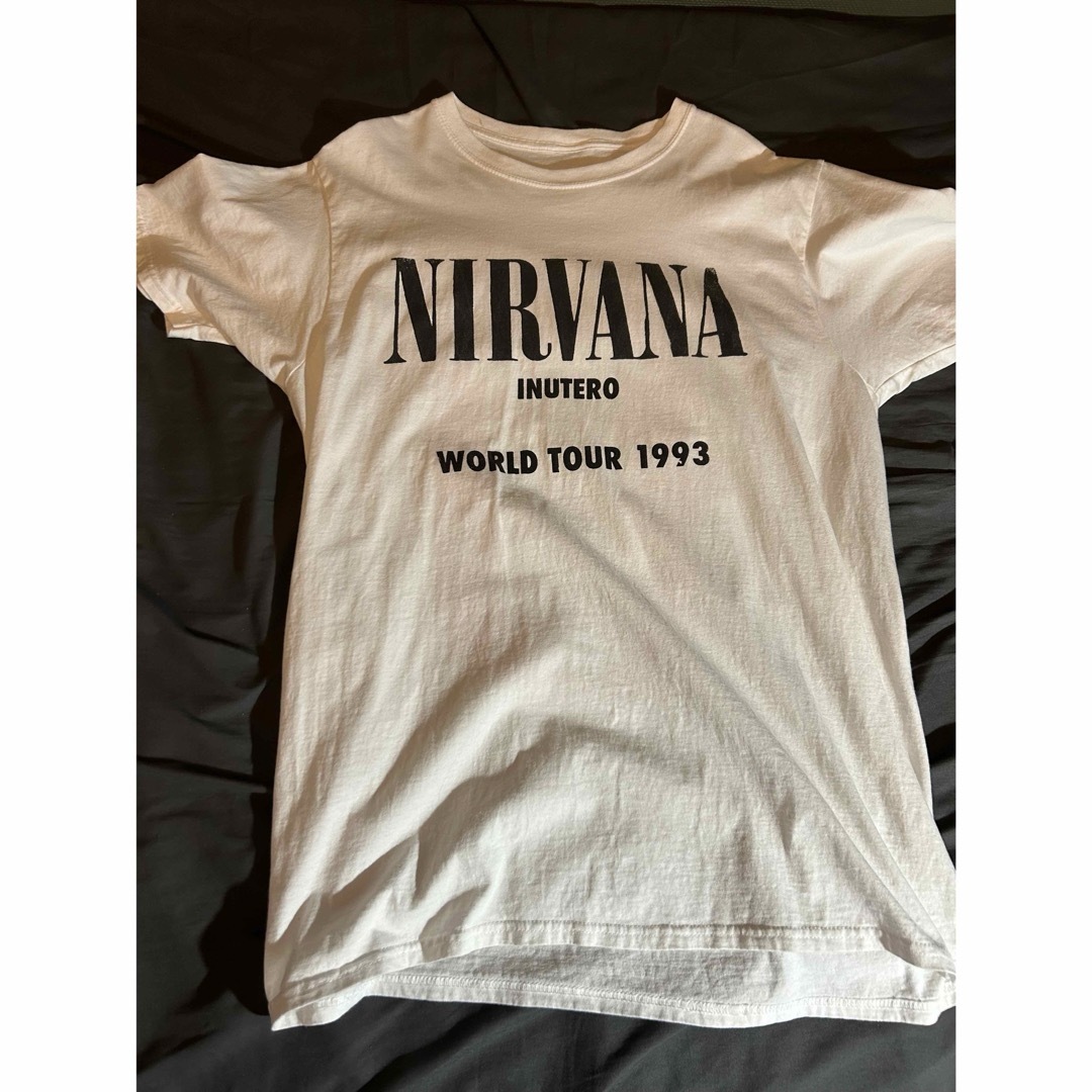 FEAR OF GOD(フィアオブゴッド)のNIRVANA IN UTERO ツアーtシャツ　ニルヴァーナ　90s　手刷り メンズのトップス(Tシャツ/カットソー(半袖/袖なし))の商品写真