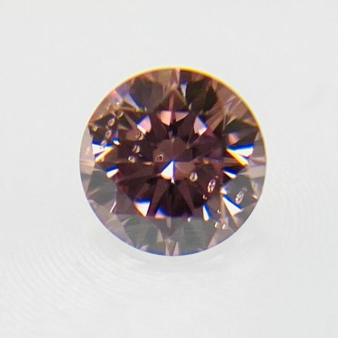 FANCY INTENSE PINK 0.071ct/RD/RT2583/CGL レディースのアクセサリー(その他)の商品写真