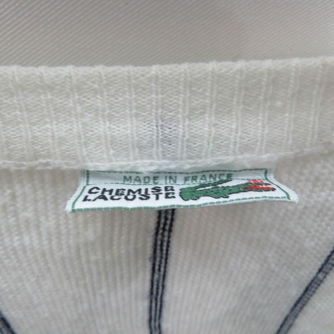 LACOSTE(ラコステ)の LACOSTE 70s CHEMISE CARDIGAN STRIPE  メンズのトップス(ニット/セーター)の商品写真