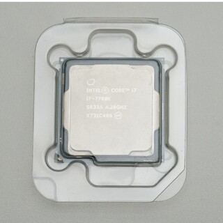 インテル(intel)の【動作品】Core i7 7700K(PCパーツ)