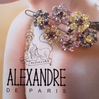 アレクサンドルドゥパリ(Alexandre de Paris)の②ー2 入手困難 激レアな アレクサンドルドゥパリ ジュエリーライン ヘアーピン(バレッタ/ヘアクリップ)