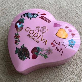 ゴディバ(GODIVA)のGODIVA 2024バレンタインハート缶(小物入れ)