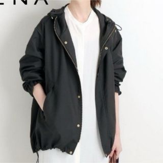 IENA - IENA Pタフタ フーデットブルゾン ブラウン 38 新品 イエナ ...