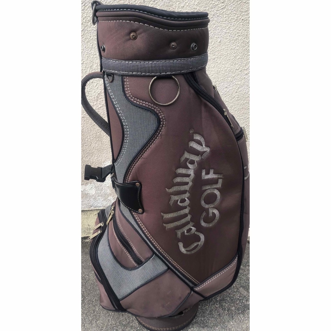 Callaway - キャロウェイ キャディーバッグ 茶黒色 中古の通販 Callaway - キャロウェイ キャディーバッグ 茶黒色 中古の通販