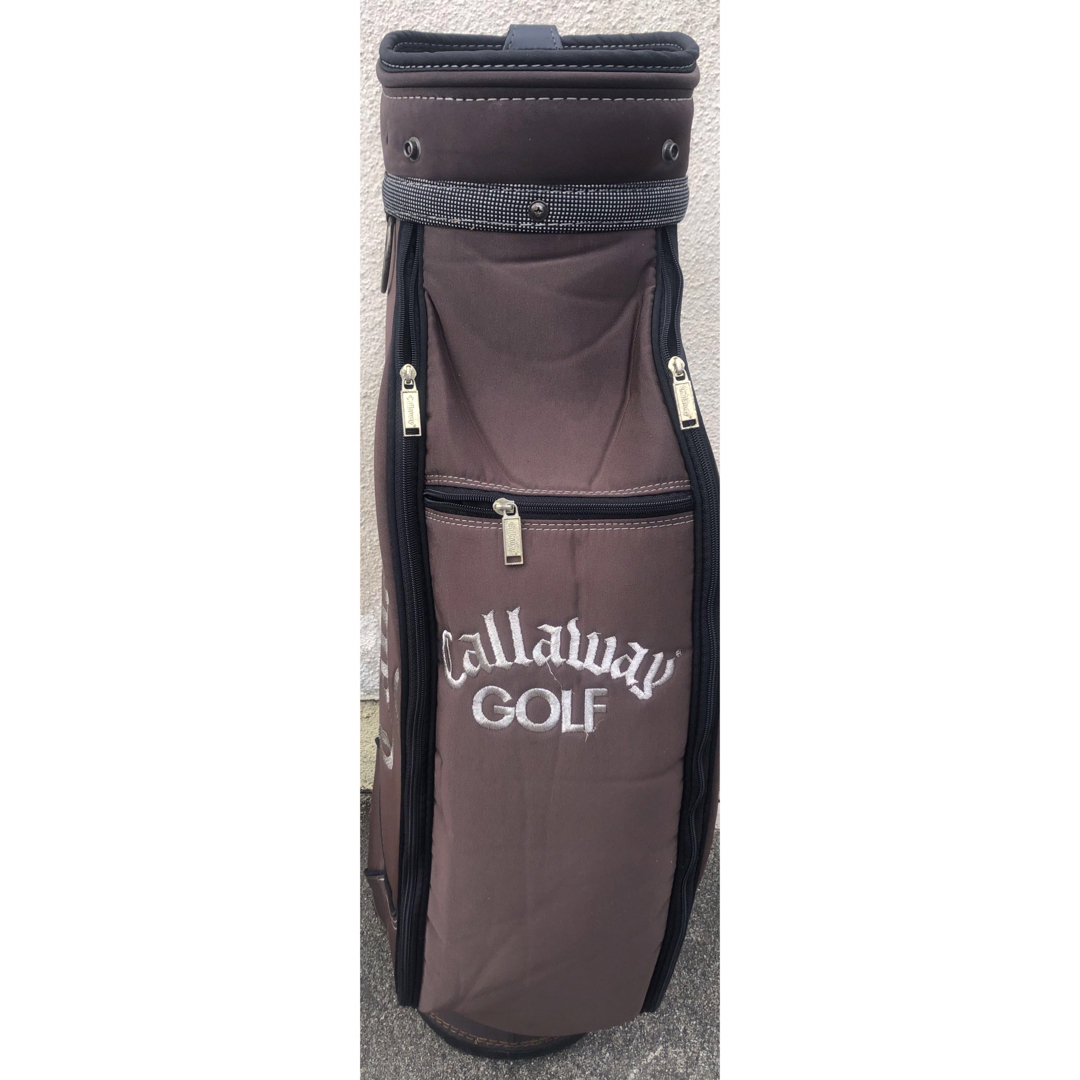 Callaway - キャロウェイ キャディーバッグ 茶黒色 中古の通販 Callaway - キャロウェイ キャディーバッグ 茶黒色 中古の通販