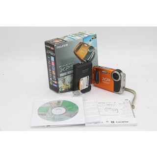 【返品保証】 【元箱付き】フジフィルム Fujifilm Finepix XP50 オレンジ 5x Wide バッテリー チャージャー付き コンパクトデジタルカメラ  s7481(コンパクトデジタルカメラ)