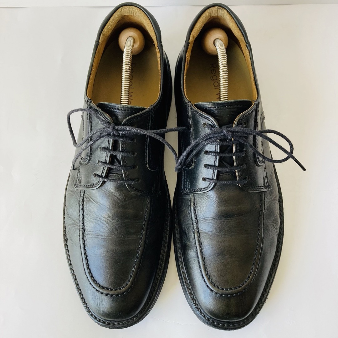 REGAL(リーガル)のREGAL リーガルウォーカー 黒 Uチップ 25.5cm 除菌・消臭済み メンズの靴/シューズ(ドレス/ビジネス)の商品写真