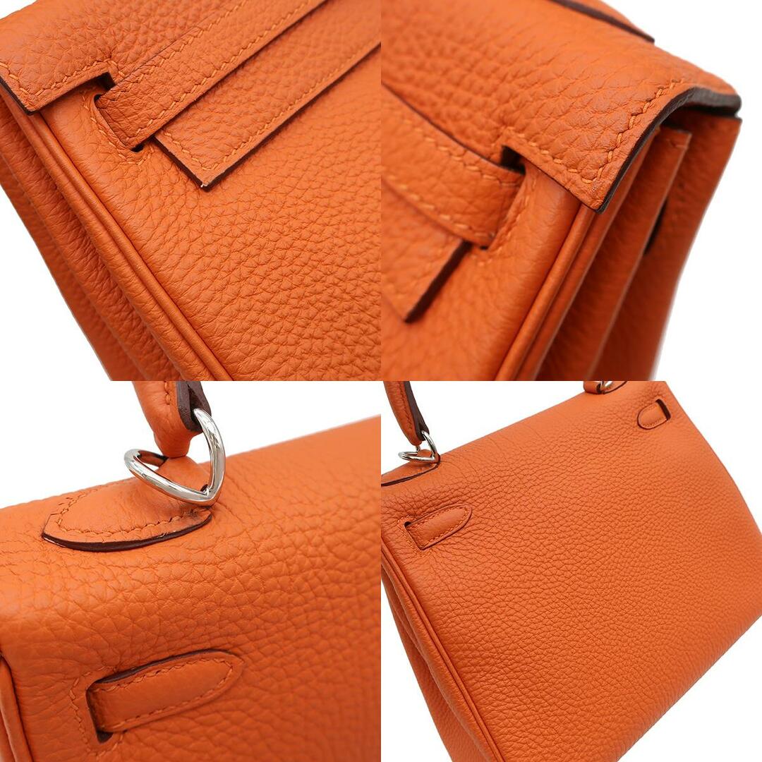 Hermes(エルメス)のエルメス HERMES 2WAYバッグ ケリー25 内縫い トゴ オレンジ シルバー金具 ショルダー  T刻印 【保存袋】【中古】 レディースのバッグ(その他)の商品写真