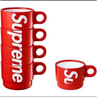 Supreme - Supreme Logo Stacking Cups Set Of 4  