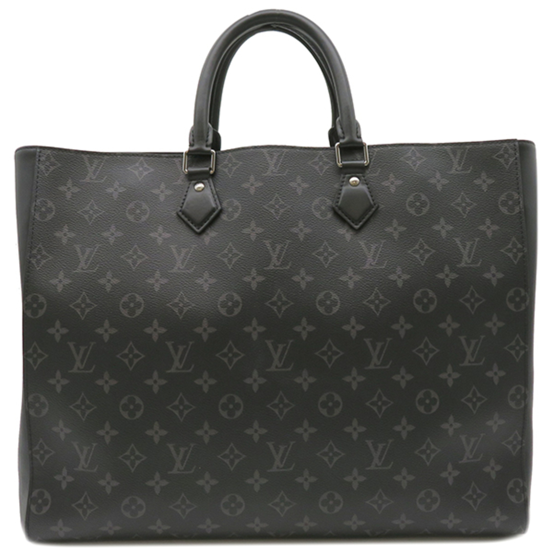 LOUIS VUITTON(ルイヴィトン)のルイヴィトン LOUIS VUITTON トートバッグ グランサック モノグラムエクリプスキャンバス モノグラムエクリプス  シルバー金具 黒 イニシャル入り  M44733  RI0241 【保存袋】【中古】 メンズのバッグ(トートバッグ)の商品写真