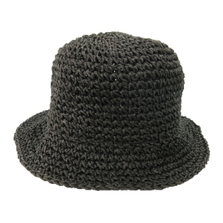 スメリー(SMELLY)のスメリー SMELLY 帽子 ハット チューリップ ペーパー 軽量 黒 ブラック(その他)