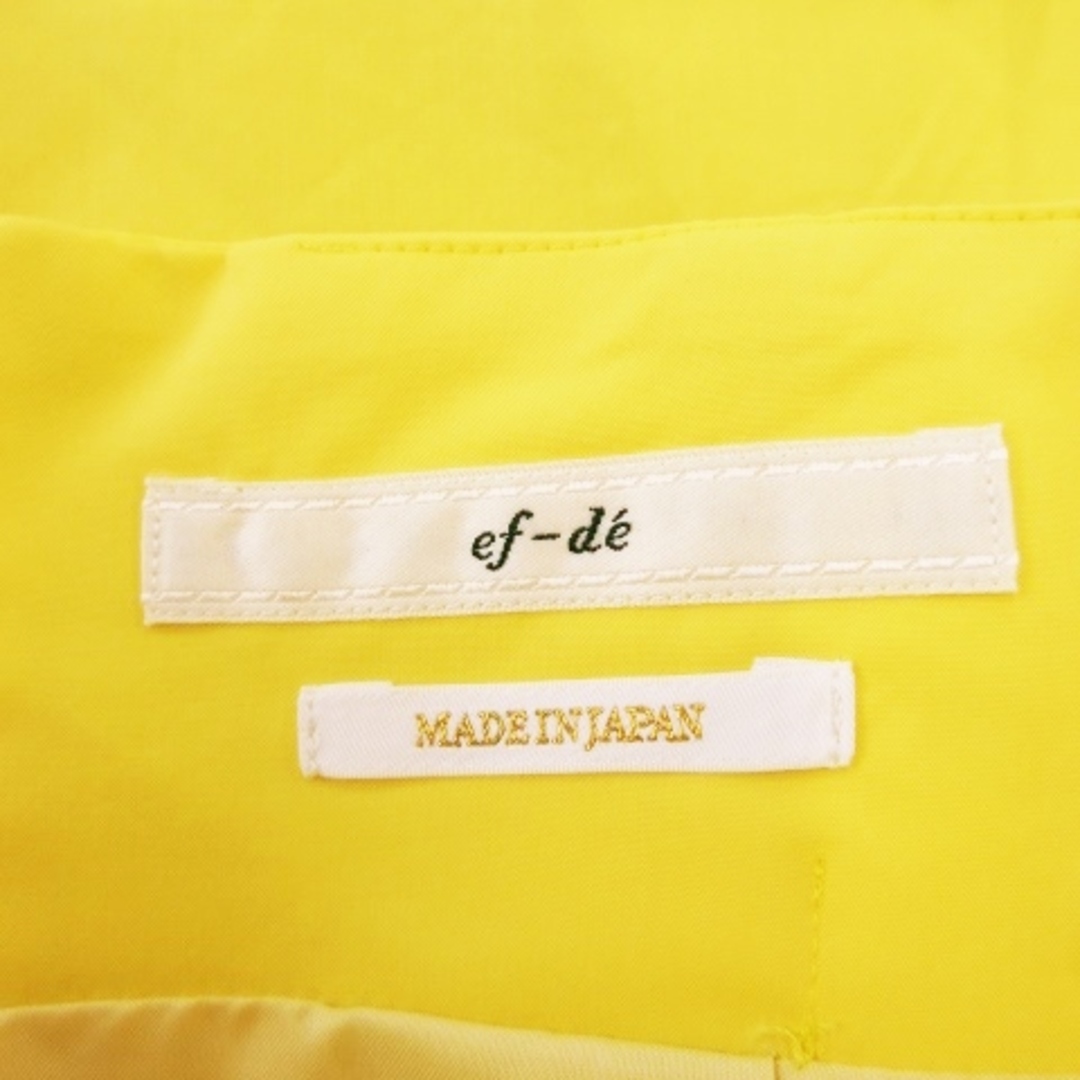 ef-de(エフデ)のエフデ スカート フレア ミモレ ロング ハイウエスト サイドリボン 9 黄 レディースのスカート(ロングスカート)の商品写真