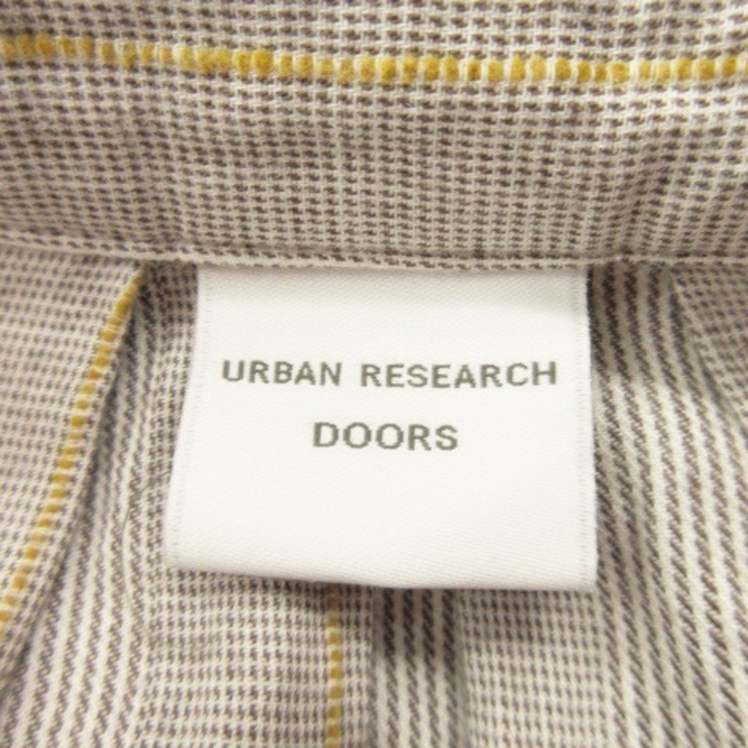 URBAN RESEARCH DOORS(アーバンリサーチドアーズ)のアーバンリサーチドアーズ ワンピース ひざ丈 スキッパー 七分袖 ONE 黄 レディースのワンピース(ひざ丈ワンピース)の商品写真