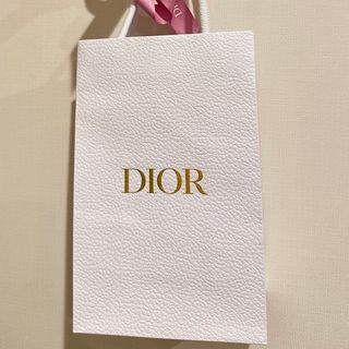 ディオール(Dior)のピンクリボン付き DIOR ショッパー(ショップ袋)