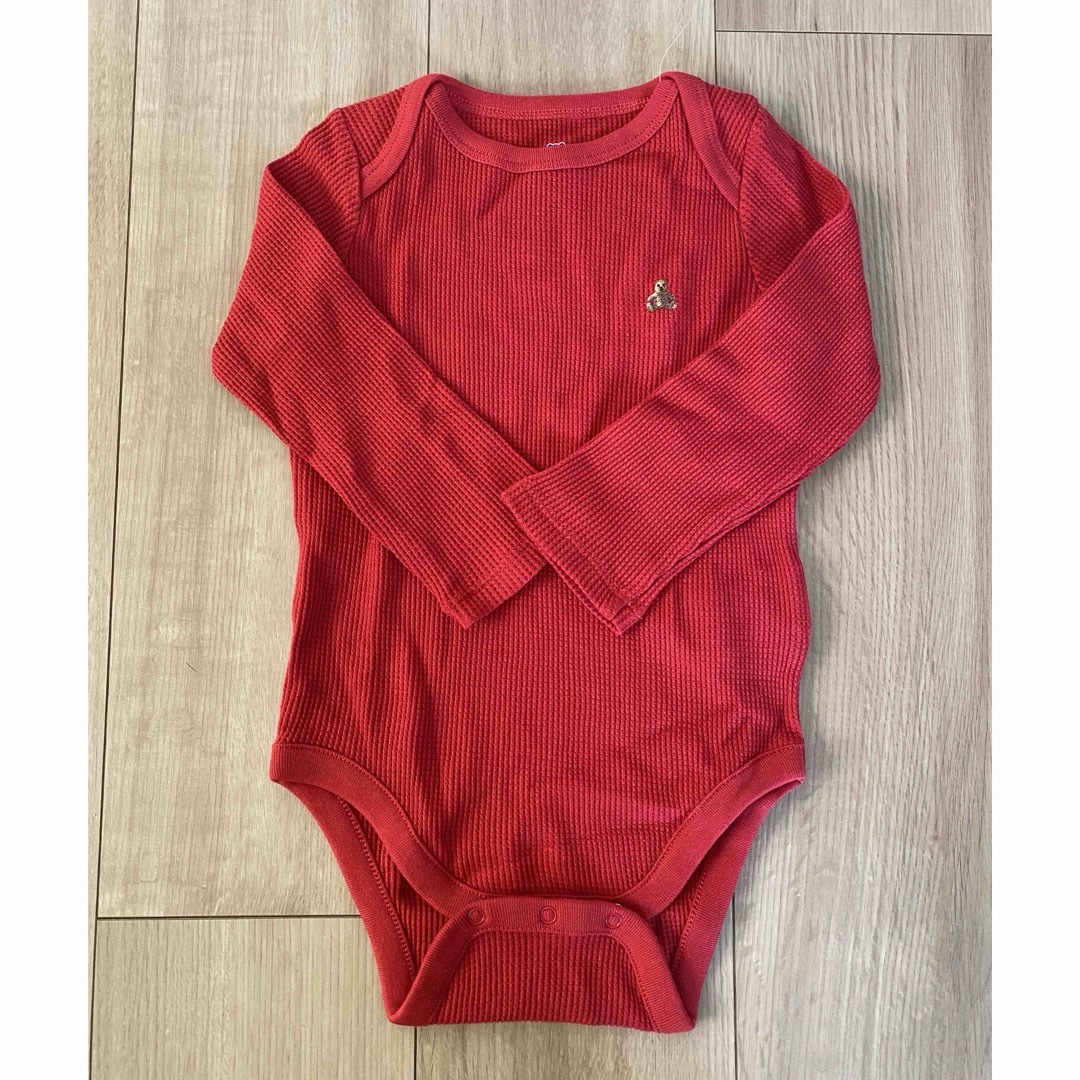 babyGAP(ベビーギャップ)のbaby GAP ボディシャツ　ロンパース キッズ/ベビー/マタニティのキッズ服男の子用(90cm~)(Tシャツ/カットソー)の商品写真