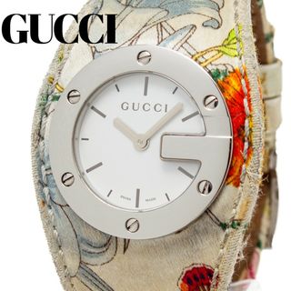 グッチ(Gucci)のGUCCI 104 レディース腕時計 花柄 special edition(腕時計)