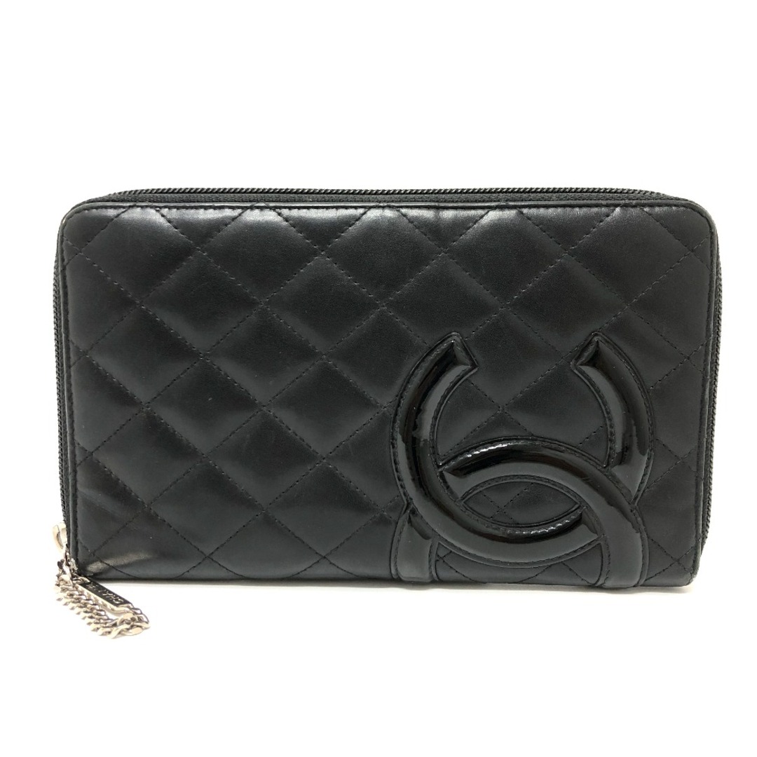 CHANEL(シャネル)のシャネル CHANEL CC ココマーク A26710 カンボンライン オーガナイザー トラベルケース ウォレット 長財布 ラムスキン ブラック レディースのファッション小物(財布)の商品写真