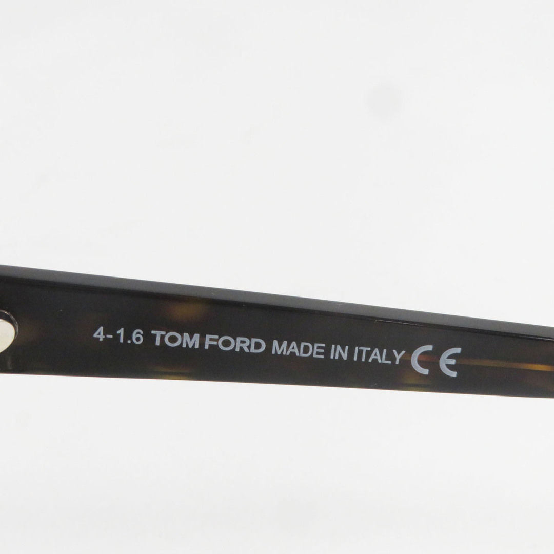 TOM FORD(トムフォード)の極美品 TOM FORD トムフォード TF5435 デモレンズ フルリム スクエア メガネ クリアブラウン×ブラウン 57□15 140 イタリア製 メンズ メンズのファッション小物(サングラス/メガネ)の商品写真