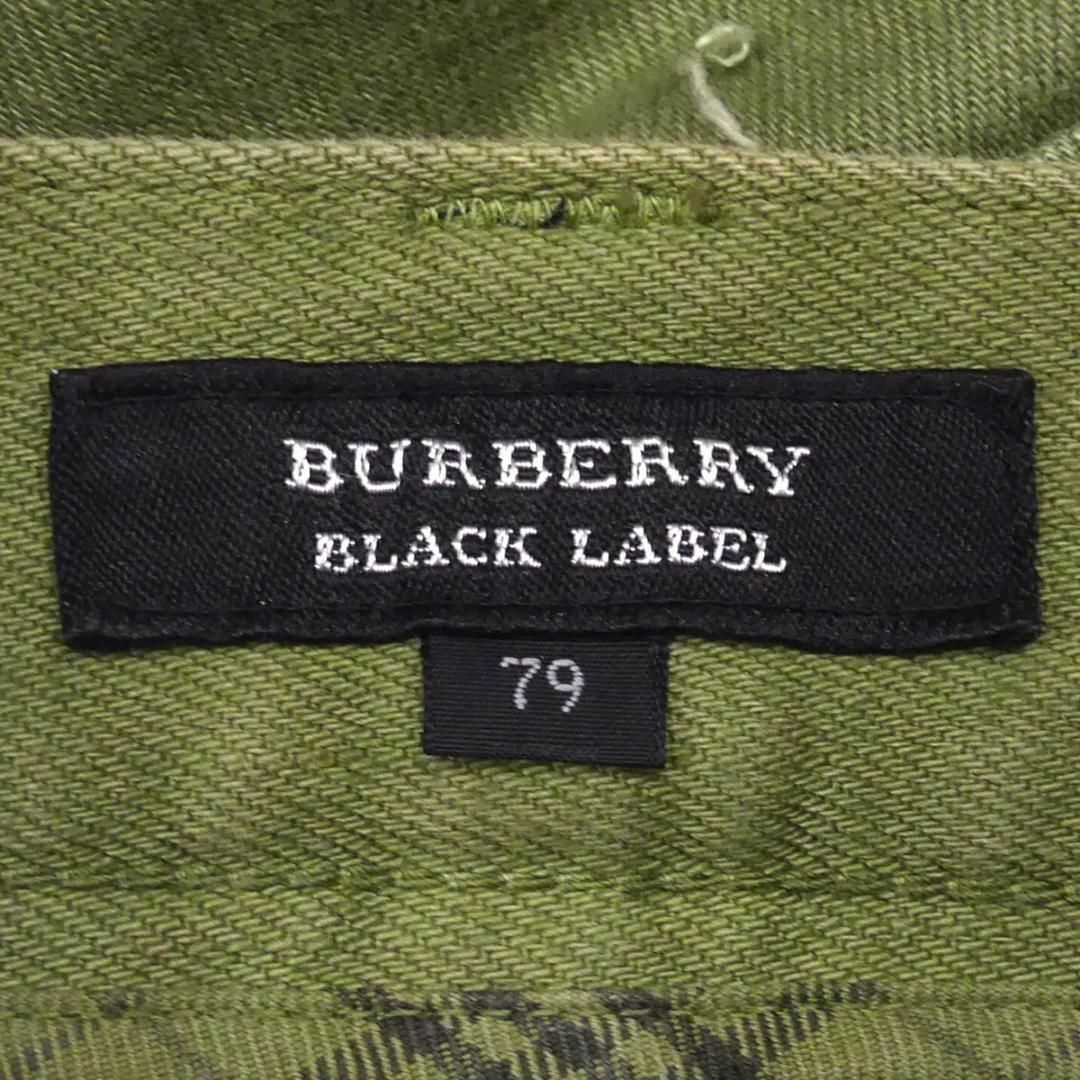 BURBERRY BLACK LABEL(バーバリーブラックレーベル)の廃盤 バーバリーブラックレーベル パンツ W32 メンズ カーキ JJ786 メンズのパンツ(ワークパンツ/カーゴパンツ)の商品写真