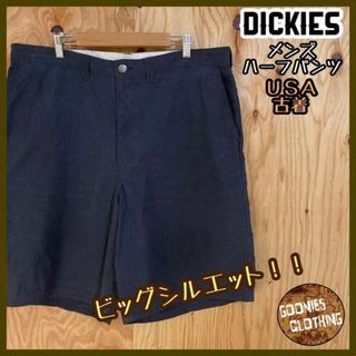 ディッキーズ(Dickies)のディッキーズ メンズ ハーフ パンツ USA古着 90s グレー 灰色 アメカジ(ショートパンツ)