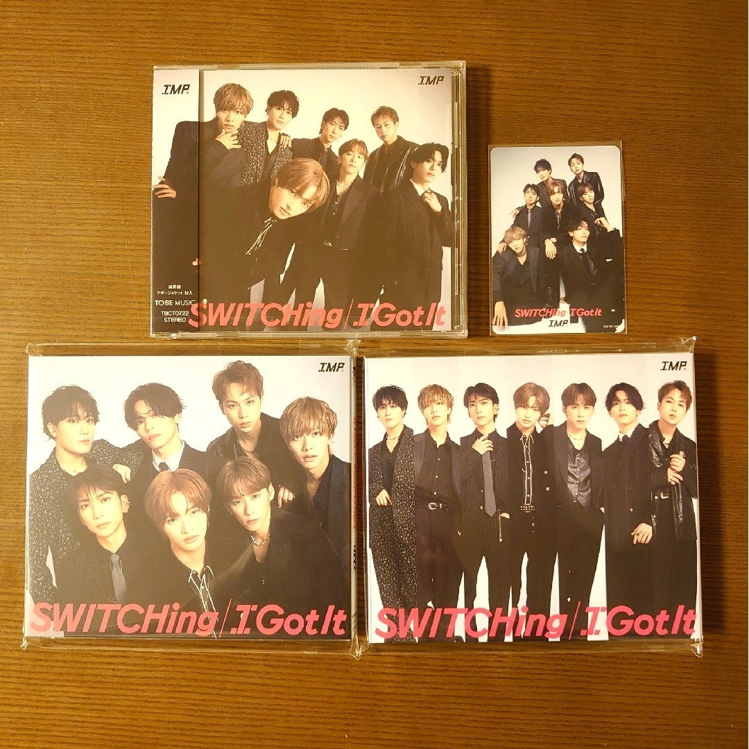 IMP. 「SWITCHing/I Got It」3形態 特典ステッカー付き IMP. 「SWITCHing/I Got It」3形態 特典ステッカー付き