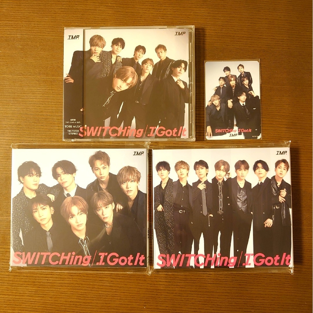 IMP.  「SWITCHing／I Got It」3形態  特典ステッカー付き エンタメ/ホビーのCD(ポップス/ロック(邦楽))の商品写真