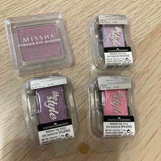 ミシャ(MISSHA)の新品未使用MISSHAアイシャドウ4点セット(アイシャドウ)