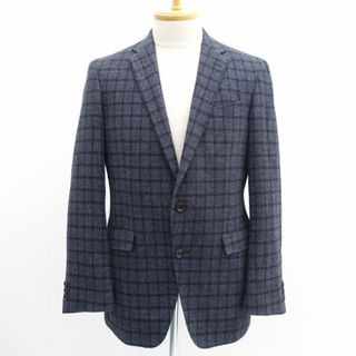 ネイビー(NAVY)のNavy / ネイビー ◆テーラードジャケット/チェック柄/ネイビー×グレー/サイズL NP820757 【メンズ/MEN/男性/ボーイズ/紳士】 メンズファッション【中古】 [0220482102](ダッフルコート)