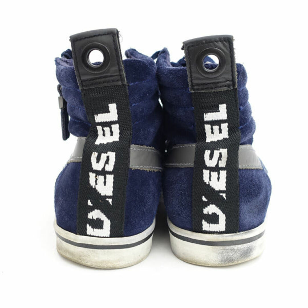 AGATHA(アガタ)のDIESEL / ディーゼル ◆D-Velows Mid Lace/スニーカー/ネイビー/25.5cm Y01759 【メンズ/MEN/男性/ボーイズ/紳士】【靴/クツ/シューズ/SHOES】 メンズファッション【中古】 [0220482882] メンズの靴/シューズ(スニーカー)の商品写真