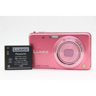 【返品保証】 パナソニック Panasonic LUMIX DMC-FX80 ピンク バッテリー付き コンパクトデジタルカメラ  s7498(コンパクトデジタルカメラ)