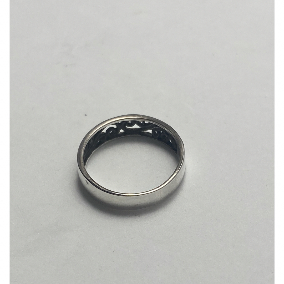 透かしスターリング指輪クラフト唐草模様アラベスクSILVER925リングウフ3E メンズのアクセサリー(リング(指輪))の商品写真