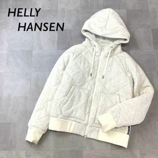 HELLY HANSEN キルティング パーカー 中綿 ライト 杢グレー(パーカー)