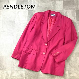 ペンドルトン(PENDLETON)のvintage PENDLETON ウール テーラード ジャケット ピンク(テーラードジャケット)