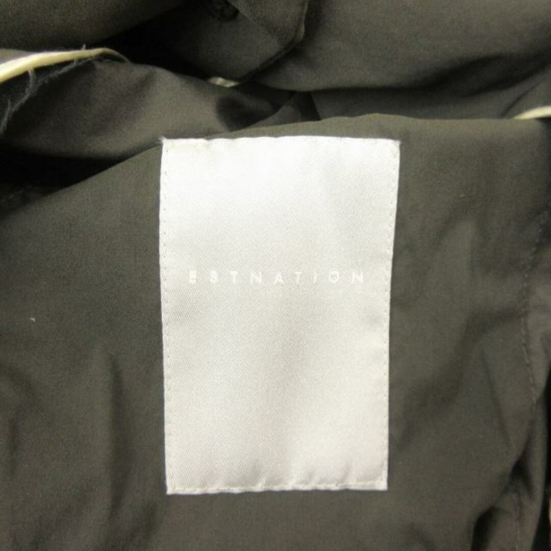 ESTNATION(エストネーション)のエストネーション テーラードジャケット ブレザー ナイロン 本切羽 黒 S メンズのジャケット/アウター(テーラードジャケット)の商品写真