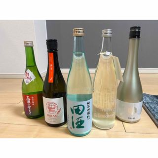 飲み比べ　人気日本酒　５本セット　720ml 4合(日本酒)