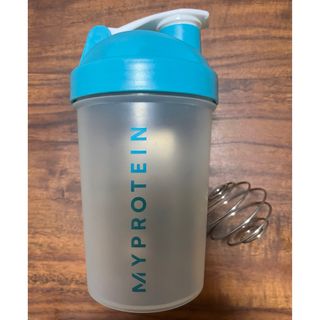 マイプロテイン(MYPROTEIN)のマイプロテイン　シェイカー400ml ブルー 数回使用品 中古(プロテイン)