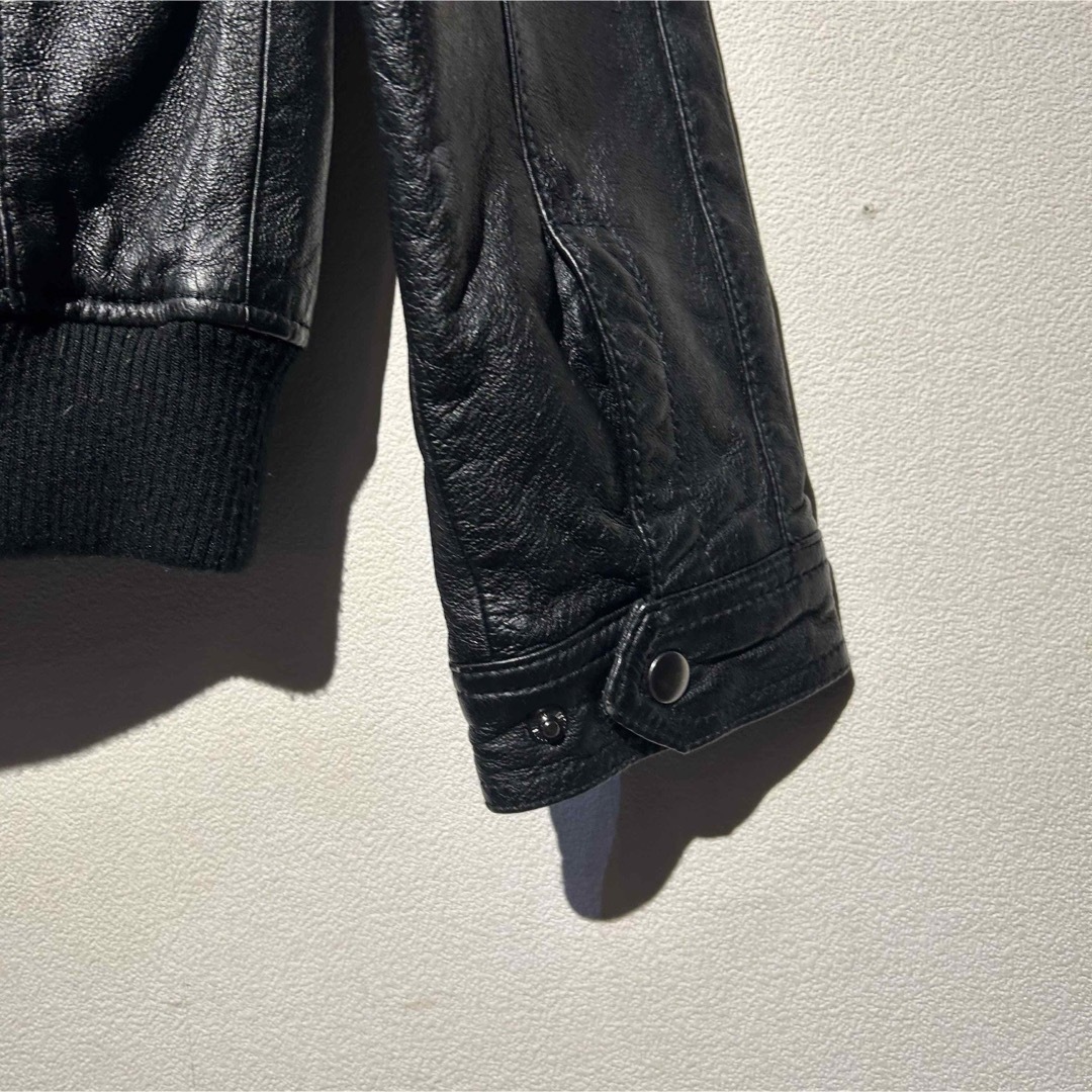 レザージャケット　本革　グランジ　y2k メンズのジャケット/アウター(レザージャケット)の商品写真
