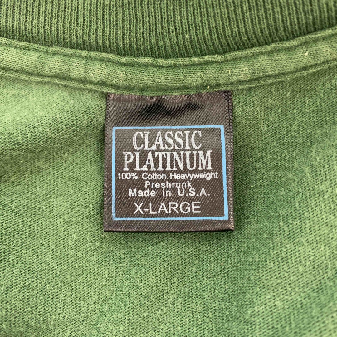 CLASSIC PLATINUM メンズ Tシャツ プリント グリーン メンズのトップス(Tシャツ/カットソー(半袖/袖なし))の商品写真