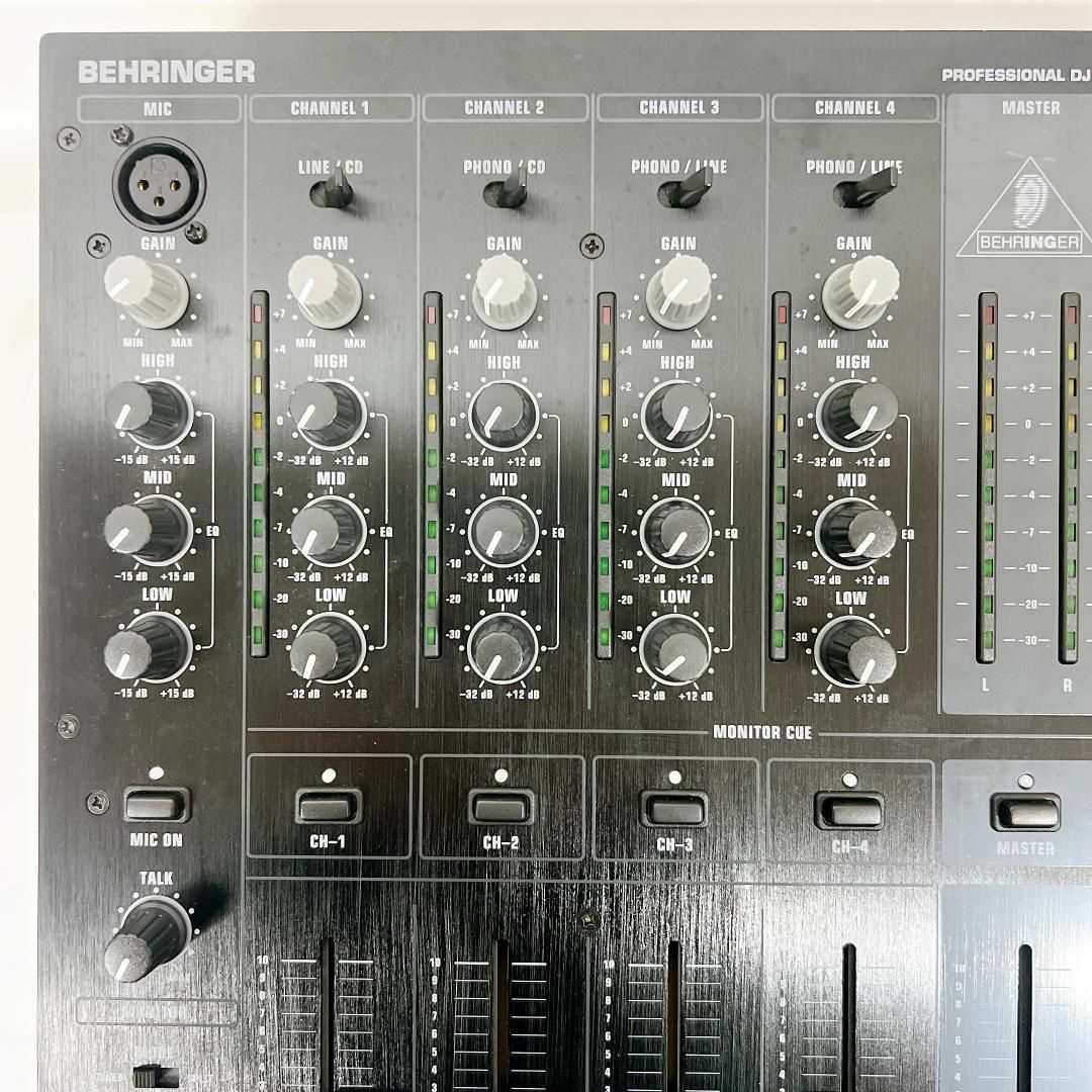 behringer(ベリンガー)の美品 Behringer DJ ミキサー DJX750 BPMカウンター 5ch 楽器のDJ機器(DJミキサー)の商品写真