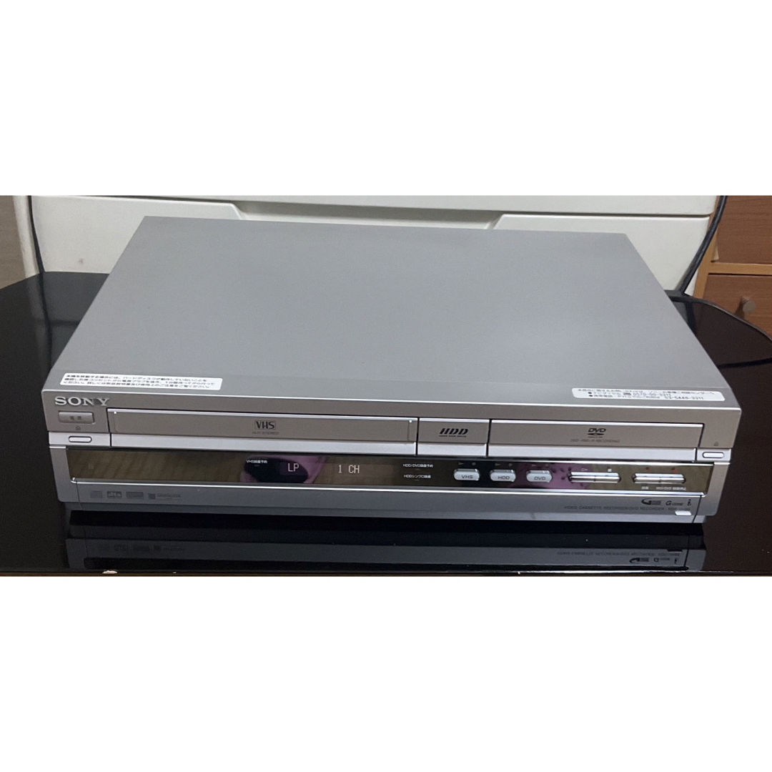 SONY(ソニー)のSONYソニースゴ録★VHSビデオ★DVDレコーダー★HDD★RDR-VH85 スマホ/家電/カメラのテレビ/映像機器(DVDレコーダー)の商品写真