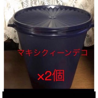 タッパーウェア(TupperwareBrands)のタッパーウェア　マキシクィーンデコレーター２個(容器)