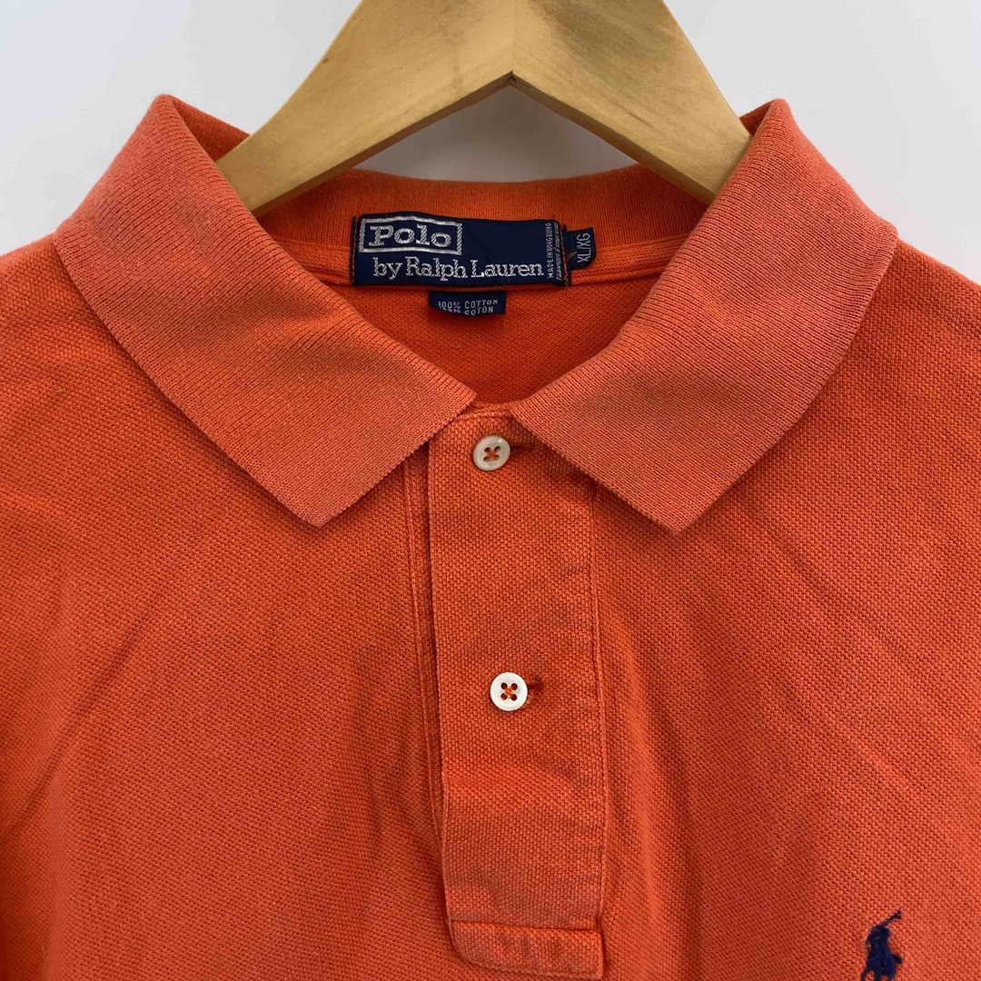 POLO RALPH LAUREN(ポロラルフローレン)のPOLO メンズ ポロラルフローレン ポロシャツ　オレンジ　ロゴ刺繍 メンズのトップス(ポロシャツ)の商品写真