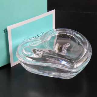 ティファニー(Tiffany & Co.)の未使用品 TIFFANY&Co. ティファニー ハート ボックス エルサペレッティ 小物入れ その他小物 クリスタル クリア ユニセックス【中古】(その他)