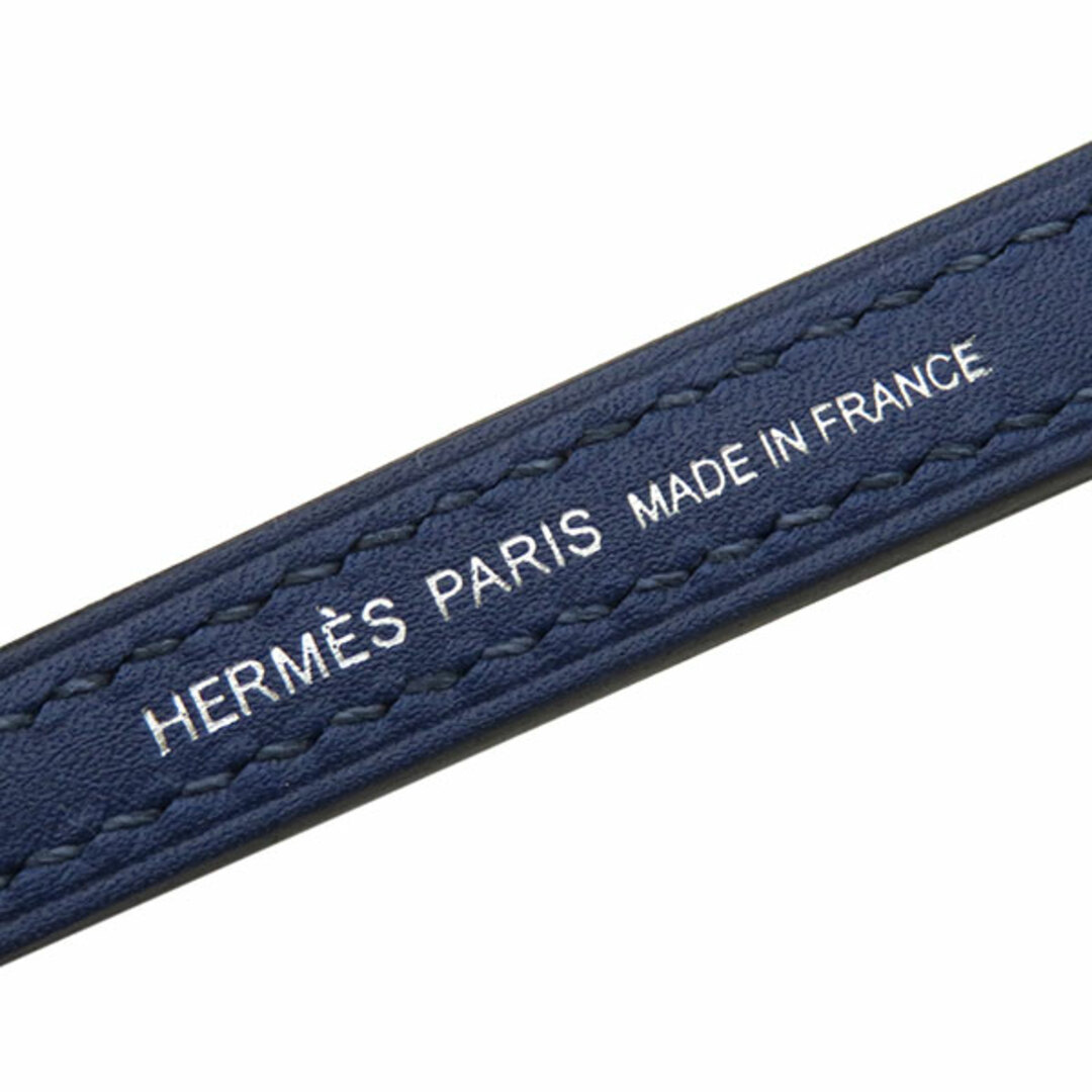 Hermes(エルメス)のエルメス HERMES バッグチャーム ロック チャーム スイフト シェーブル タデラクト  シャムキラ マルチカラー シルバー金具 ギター 紺 緑 赤  B刻印（2023年製） 【箱】【中古】 ハンドメイドのファッション小物(バッグチャーム)の商品写真