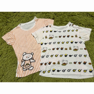 ユニクロ(UNIQLO)のユニクロ　しろくまちゃん　Tシャツ　100    2枚セット(Tシャツ/カットソー)